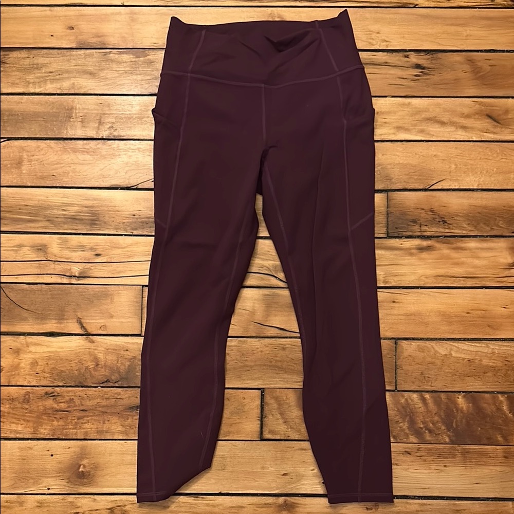 Women's Maroon Leggings